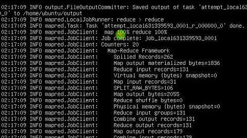 Webjjang Hadoop 03-03 하둡 StandAlone으로 실행한 결과 확인하기(웹짱과 함께하는 하둡)