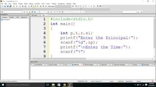 Details Calculate Simple Intrest in C programming Update