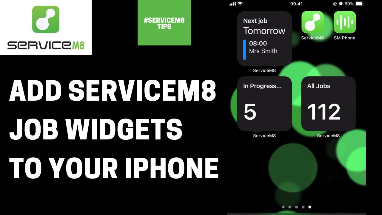 Add ServiceM8 iOS job widgets to your Home Screen 