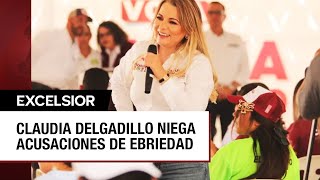 ¿Claudia Delgadillo, candidata a Jalisco por Morena, acudió ebria a un mitin?