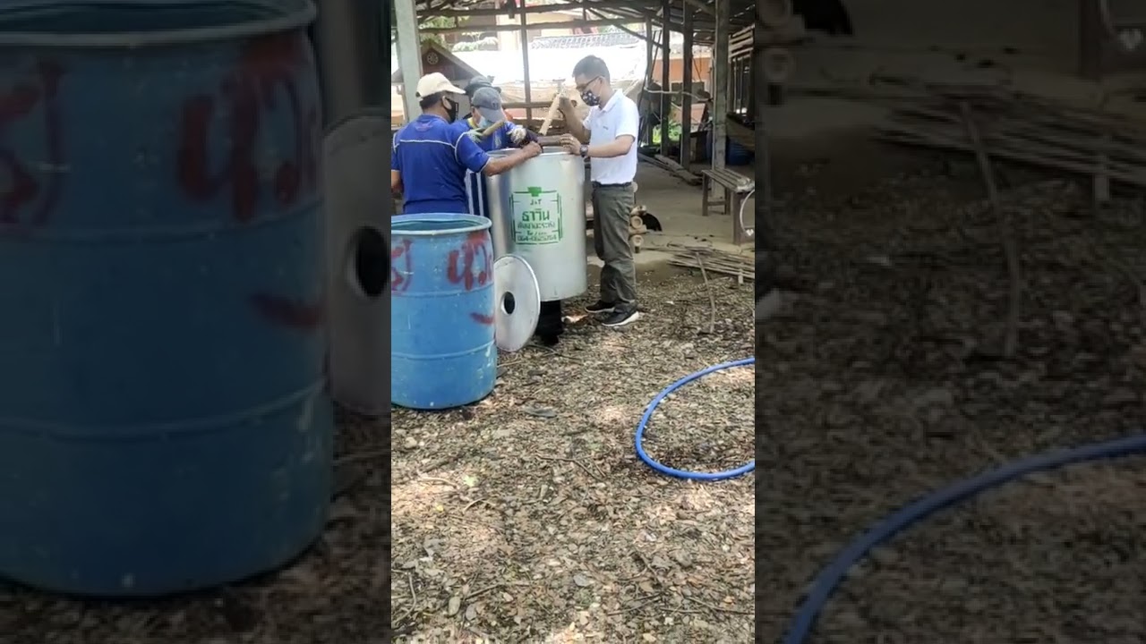 เตาถ่านชาโคลไร้ควันน้ำส้มควันไม้By J&T;Ep.27นำเตาjt2+ถวายวัด พร้อมสาธิตเผาไม้ไผ่