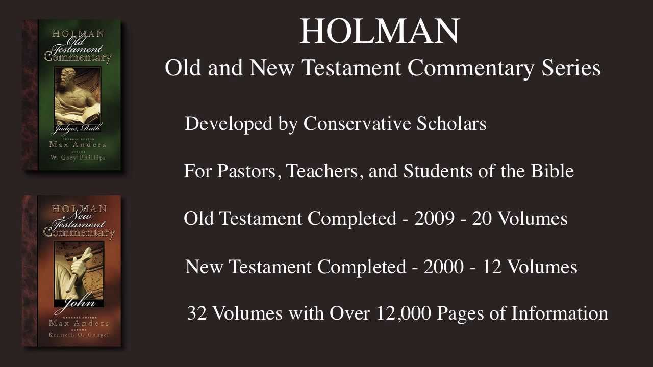 Holman Bible Commentary YouTube