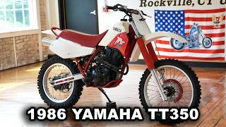1986 YAMAHA TT350 WHEELIE MACHINE!