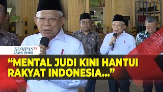Pemerintah Anggap Persoalan Judi Online Darurat, Wapres Ma'ruf amin: Hantui Masyarakat Kita!
