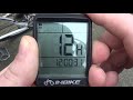 How to use INBIKE Cycling Speedometer Odometer and Accuracy Test