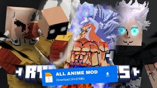 All anime mod apk download Minecraft | ryp anime | 2023 #addon #minecraftmods #mcpe #minecraftpe