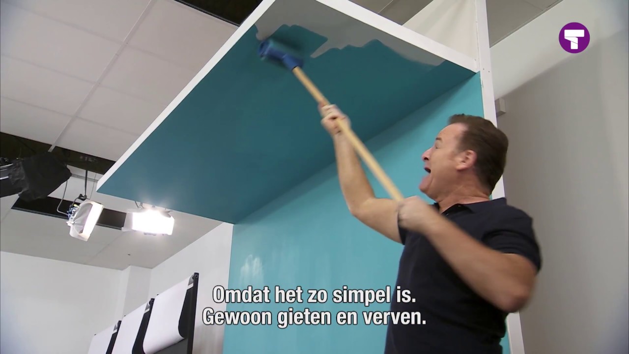 Paint runner pro youtube Plafond witten zonder knoeien