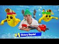 Lil Moco Playing FORTNITE Underwater for 24 HOURS.... *Epic Challenge*