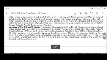 ENG 510 midterm short notes