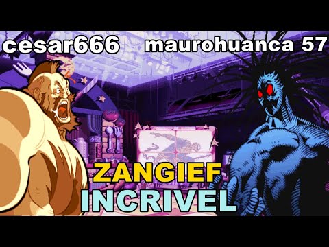 Esse Zangief é Brabo - Marvel Super Heroes vs Street Fighter.