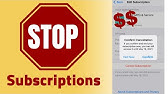 Expired iphone remove subscriptions on How to