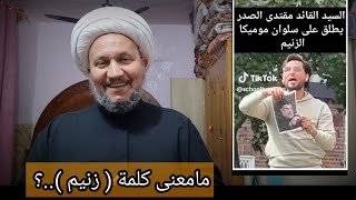 مامعنى كلمة ( زنيم ) التي أطلقها السيد مقتدى الصدر أعزه الله على سلوان حارق القرآن ؟