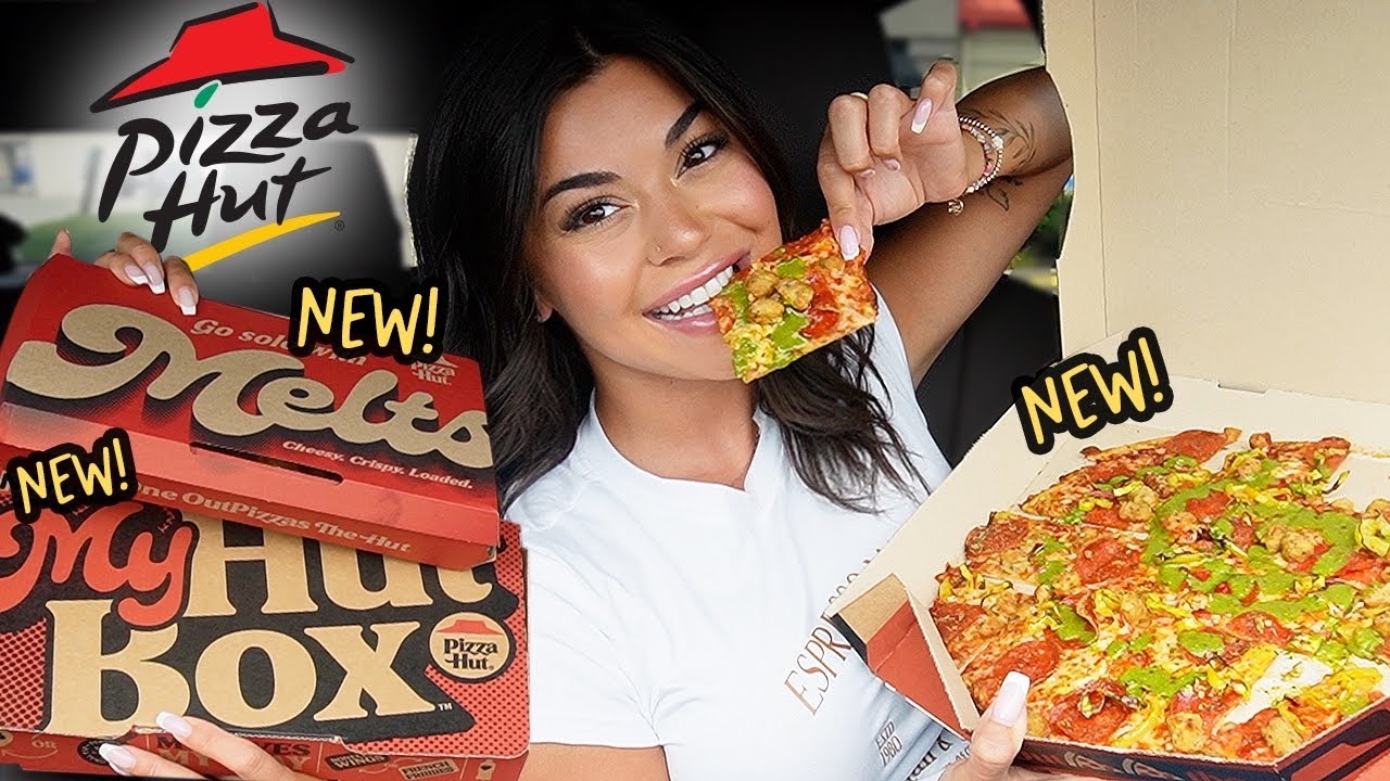 Trying the Newest Pizza Hut Menu Items! 🍕*Chicago Tavern Pizza & Melts*