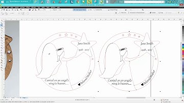 Corel Draw Tips & Tricks Memorial Angel Ornament Part 2