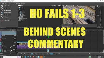 HO Scale Derailment and Fails Behind The Scenes Part 1-3!