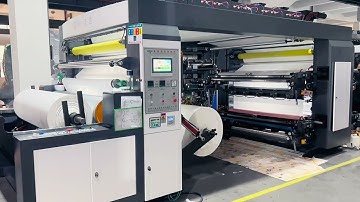 4 colors stack type flexo printing machine for 5 layers tissue paper printing with good quality