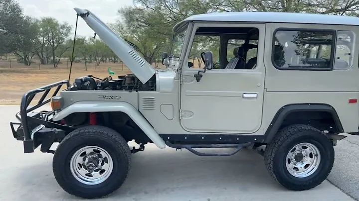 1977 Toyota FJ40 Land Cruiser 4X4 4.2L I6 4-Speed PS PB AC Wench 77-6959C