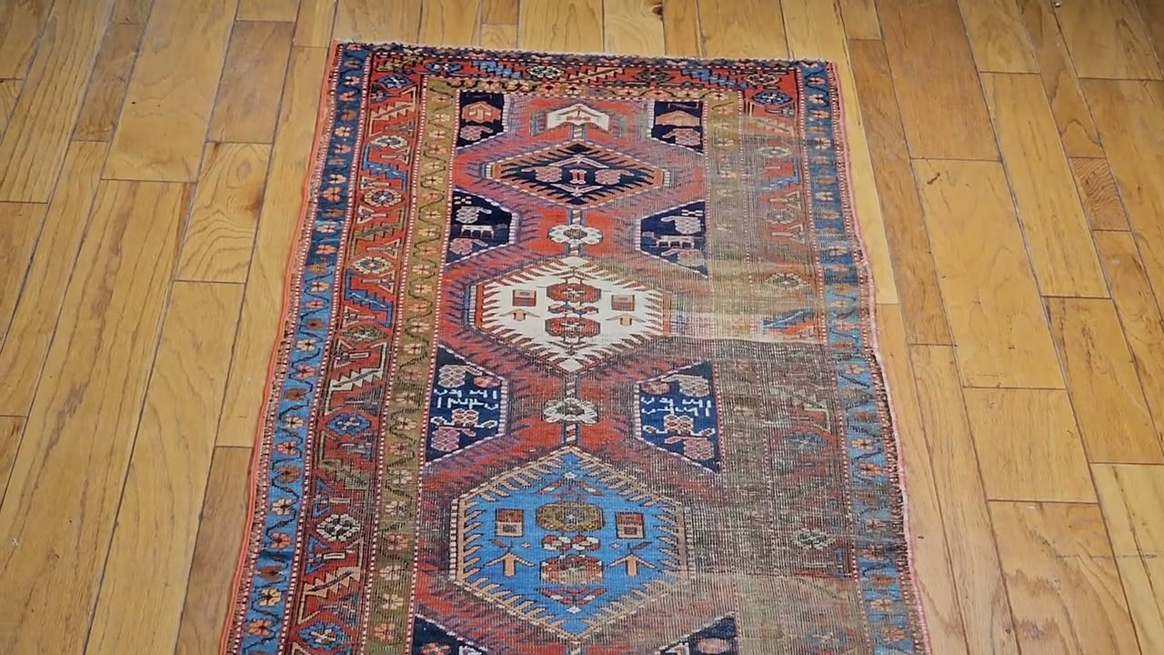 Early 20th Century Persian Heriz Serapi Runner, 