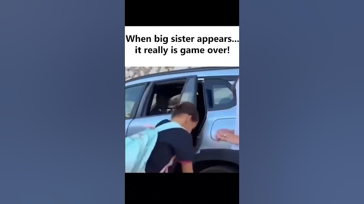 My sister doesnt mess around! #siblings #bigsister #sister #gameover