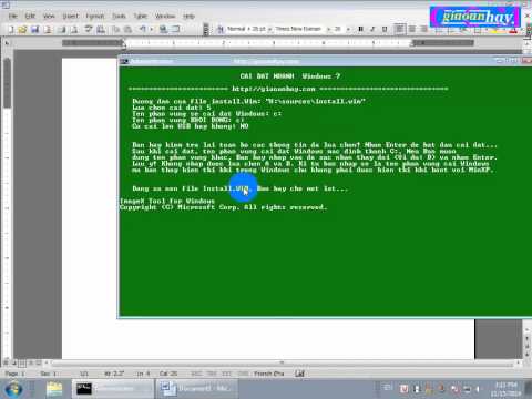 Hướng dẫn cài win 7 bằng cách giải nén file install và tạo cung khởi động