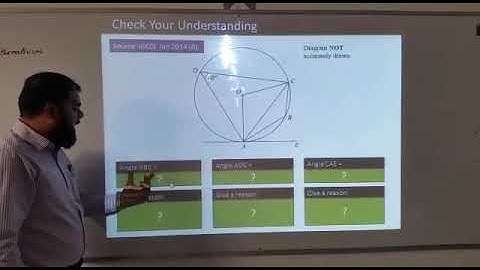 Angle Properties of Circle