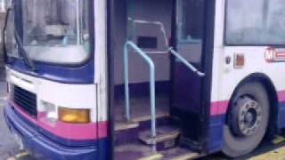 Panic Alarm on First West Yorkshire, Volvo Olympian Alexander Royale (30793, R613 JUB)