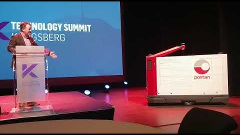 Presentation Posten Robot at Kongsberg Technology Summit 09-11-2018