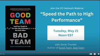 Speed the Path to High Performance—OD Network with Sarah Thurber