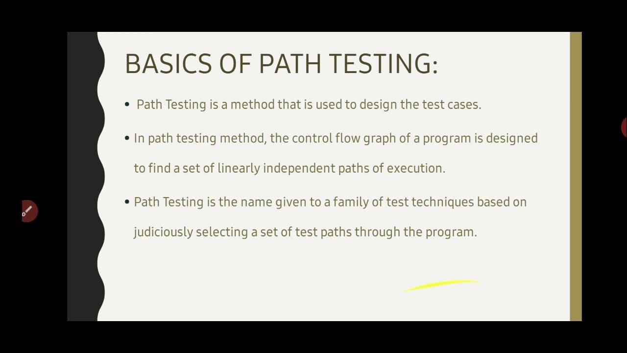 Flowgraph and path testing PART 1-Software Testing - YouTube