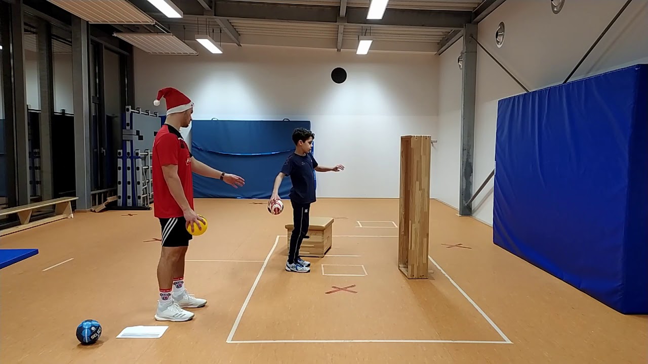 Einführung in den Unterarmwurf für D-Jugendliche Woche 6.3