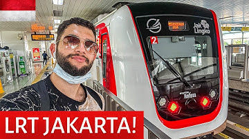 "LRT Jakarta" Full Review❗️🇮🇩  - Fast and clean! - "Boulevard Utara" to "Velodrome"!