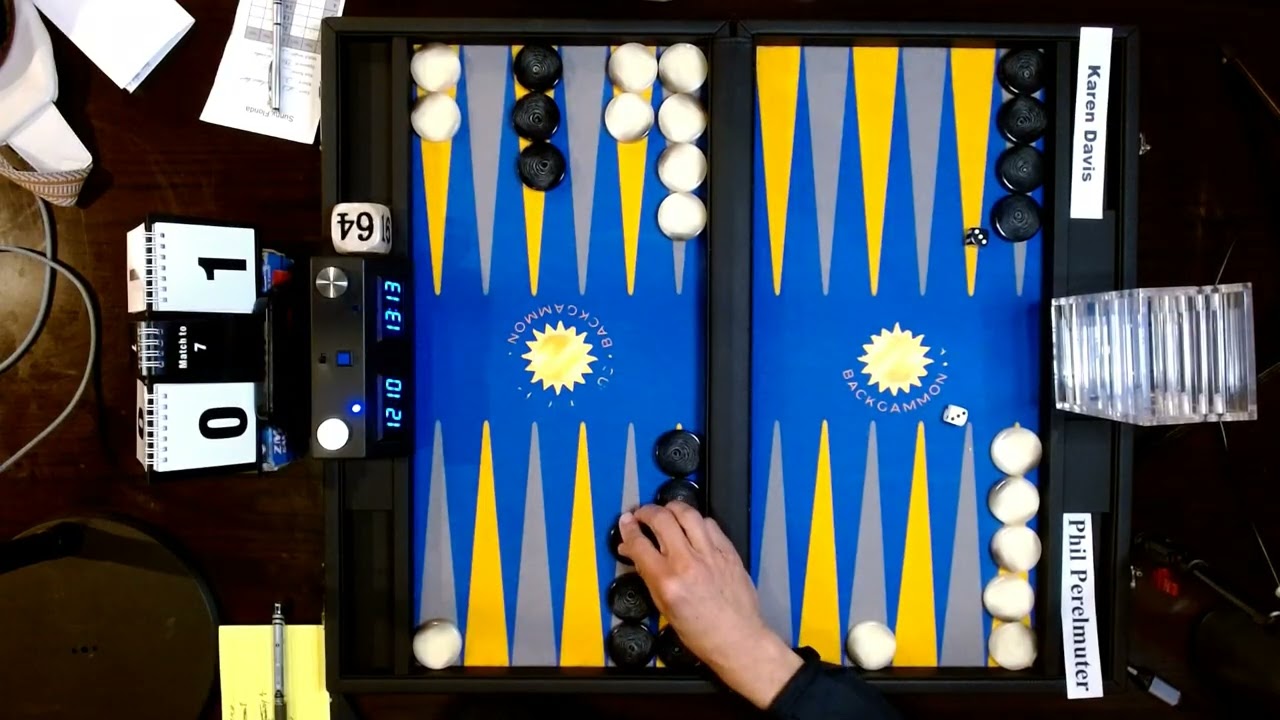 Phil Perelmuter vs Karen Davis 7pts