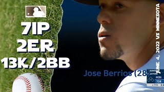 José  Berríos 13K game | June 4, 2022 | MLB highlights