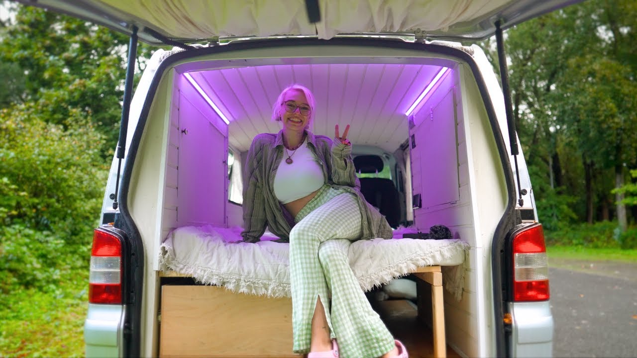 ASMR Camper Van Room Tour | VW T5 Camper Ausbau 🚌