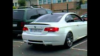 BMW M3 e92 exhaust rev sound - Gijon