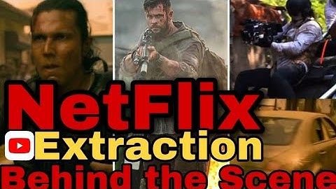 Netflix Extraction Movie Behind the Scene | Chris hemsworth trying SRK Dialogue