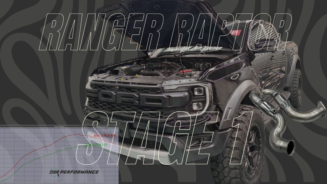Next Gen Ranger Raptor Stage 1 with DSR Down Pipes. Huge Power Gains ...