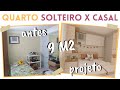 QUARTO DE CASAL PEQUENO 9M2 | COMO DECORAR?