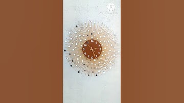 Amazing Watch Making For Home || Wall Hanging Craft Ideas || #shorts #youtubeshorts #viral