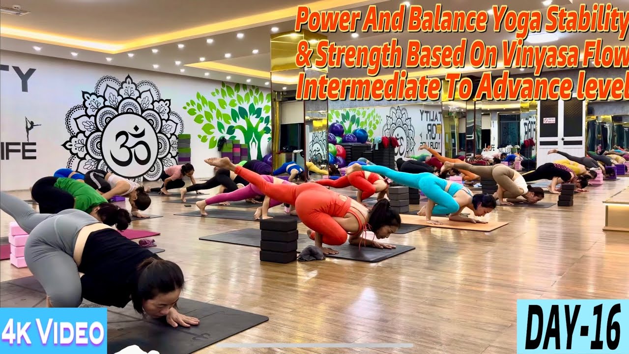 DAY-16 Power And Balance Yoga Stability & Strength Based On Vinyasa | Master Ranjeet Singh Bhatia |