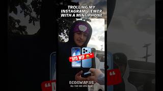Mini iPhone 17 prank gone wrong 💀 #trolling #pov