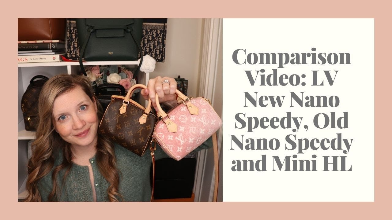 Monogram 'Nano Speedy' Mini Bag, Authentic & Vintage