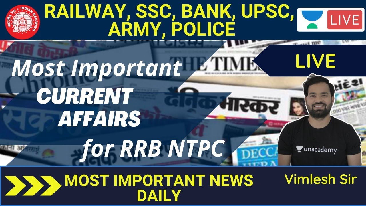 important current affairs for rrb ntpc