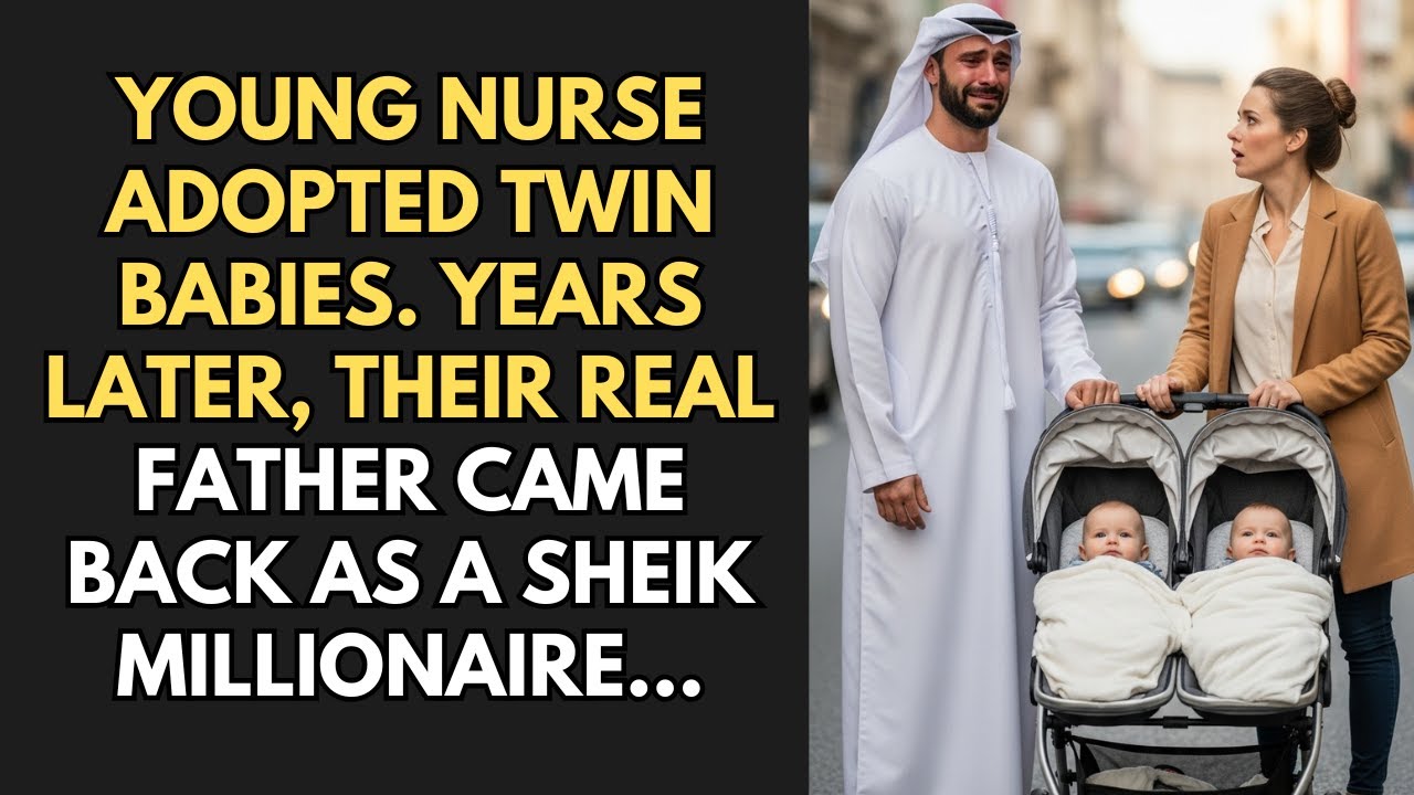 Young Nurse Adopted Twin Babies —years Later, Their Real Father Came Back As A Sheik Millionaire…