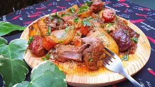 картинка: Празничен чомлек (чомлек по касапски)