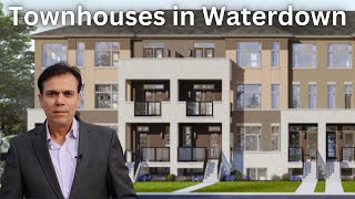 Tour of New Town Houses Project in Waterdown, Ontario Canada! Pre-Construction on sale!