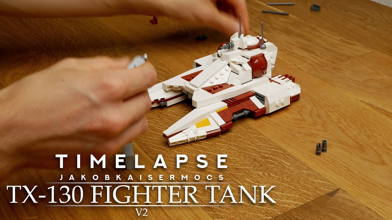 LEGO Star Wars MOC Timelapse: TX-130 Fighter Tank