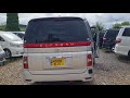 Nissan Elgrand 2 Berth Campervan with Side Conversion and Rock and Roll Bed.