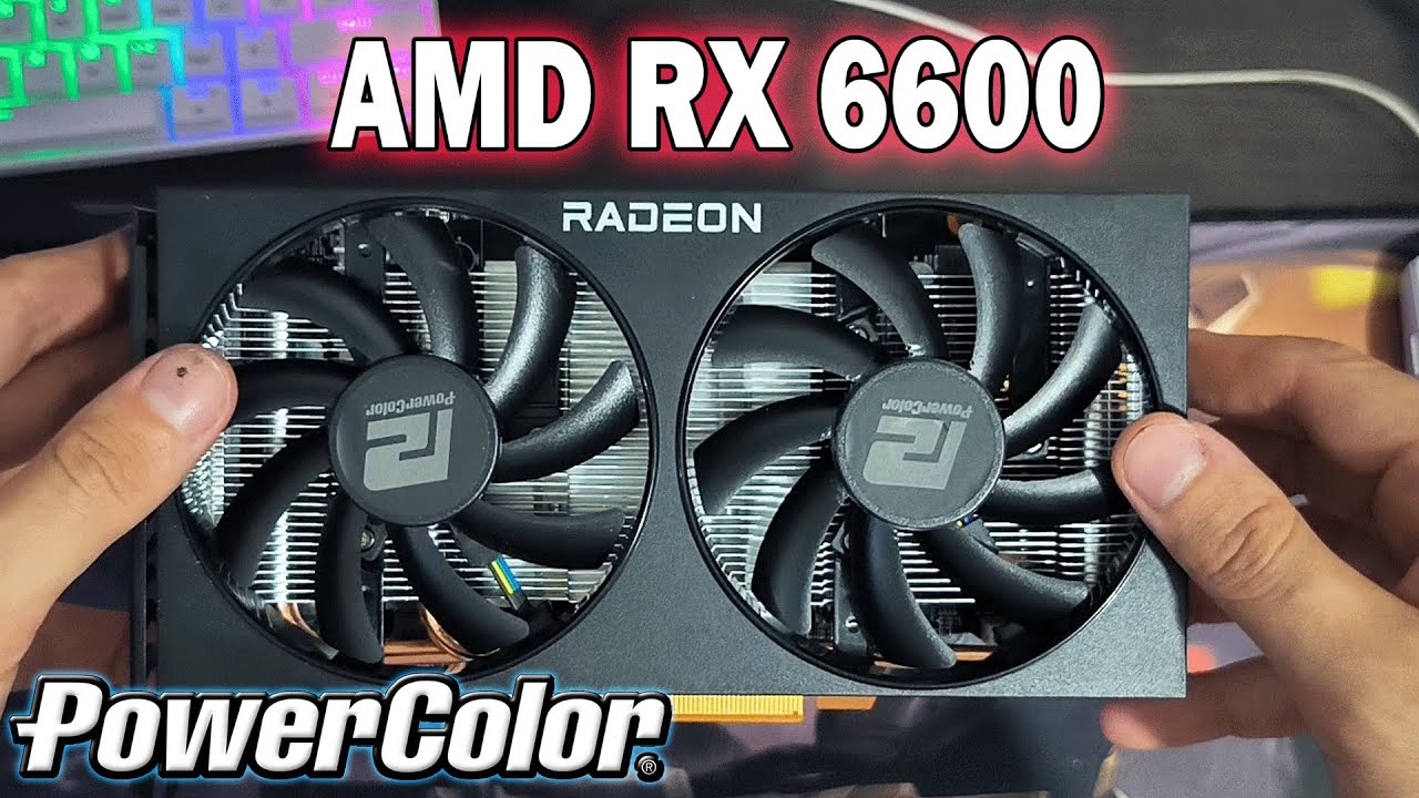 PowerColor AMD RX 6600 Fighter 8GB GDDR6 REVIEW |Caracteristicas,Specs ...