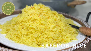 The EASIEST Saffron Rice Recipe | Arabic Style